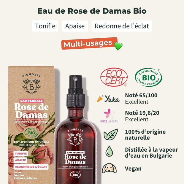 Eau de Rose de Damas Bio
