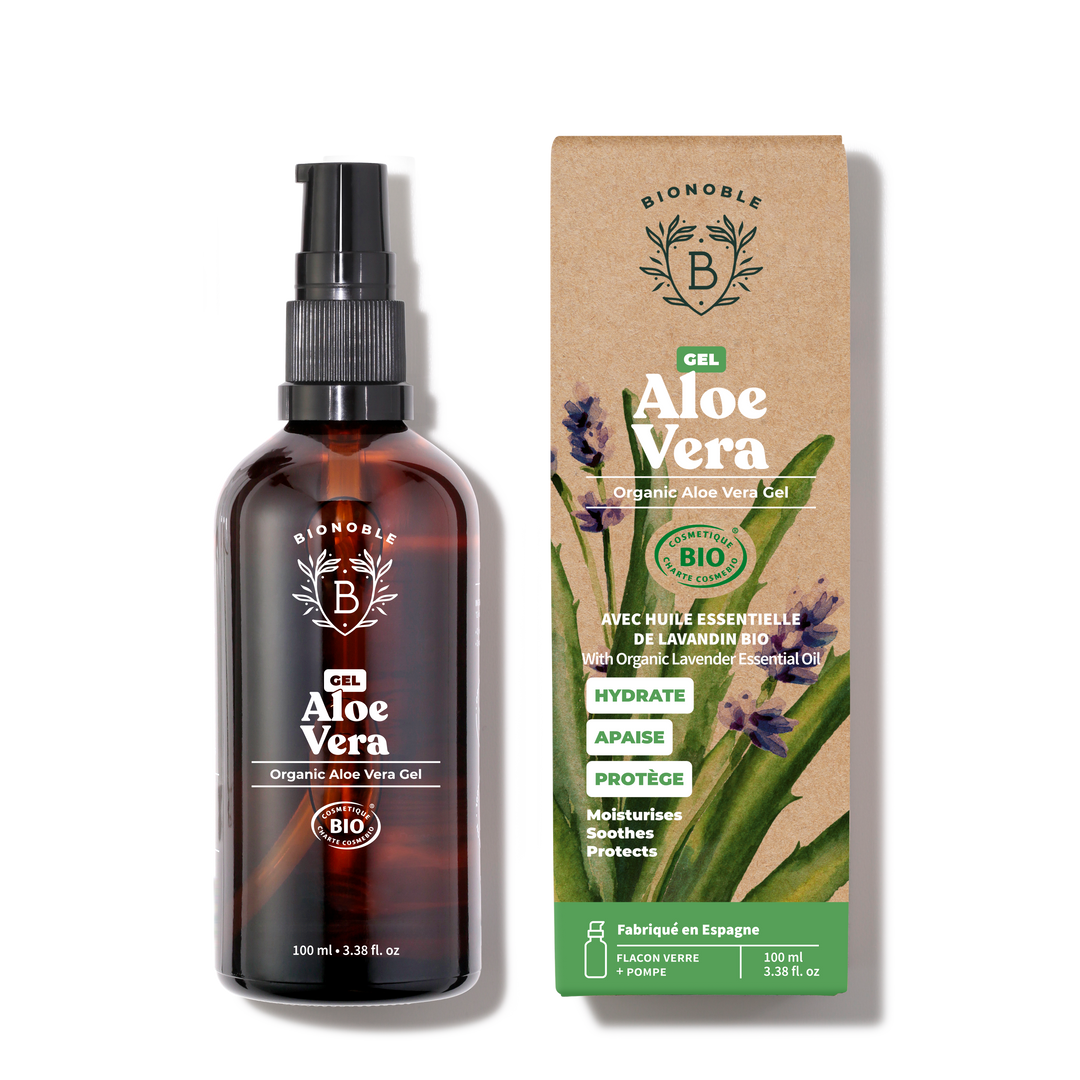 Gel Aloe Vera Bio 100% Pur et Natif - Visage, Corps, Cheveux - Bionoble Gel Aloe Vera Bio 100% Pur et Natif - Visage, Corps, Cheveux - Bionoble