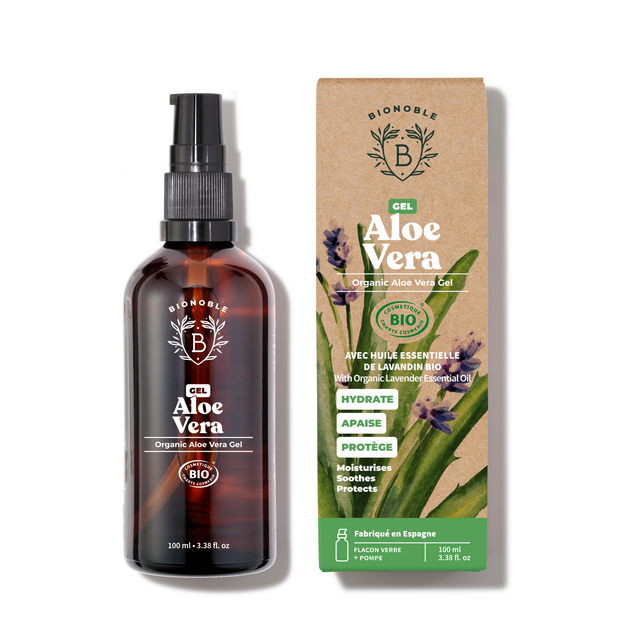 Gel Aloe Vera Bio + Huile Essentielle de Lavandin