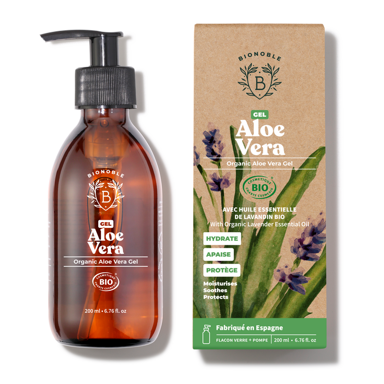 Gel Aloe Vera Bio 100% Pur et Natif - Visage, Corps, Cheveux - Bionoble Gel Aloe Vera Bio 100% Pur et Natif - Visage, Corps, Cheveux - Bionoble