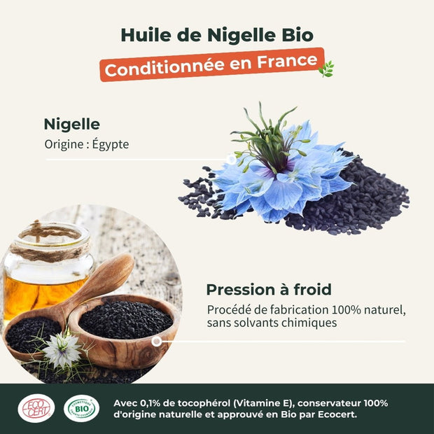 Huile de Nigelle Bio