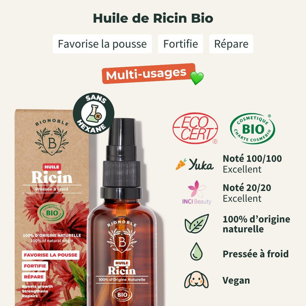 Huile de Ricin Bio